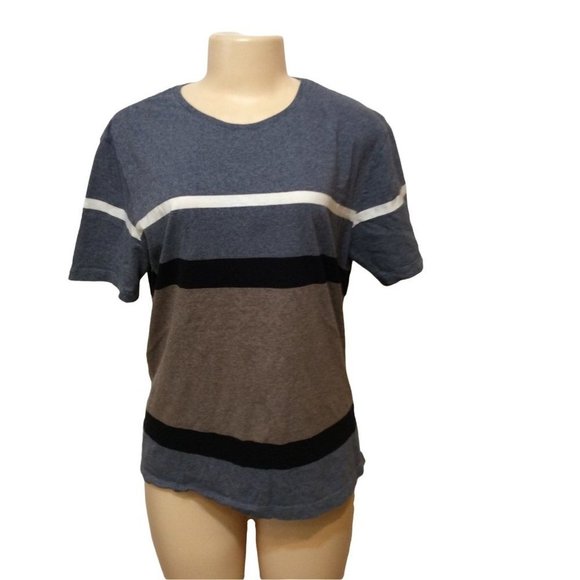 BLUE Steele Men Medium Shirt Blue Gray - Picture 1 of 3